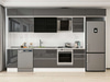 Alvinka 375X240 Cm High Gloss Mutfak Dolabı Mb-E90S40S45-3