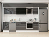 Alvinka 375X240 Cm High Gloss Mutfak Dolabı Mb-E80S50S45-3