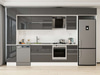 Alvinka 375X240 Cm High Gloss Mutfak Dolabı Mbb-E90B40S45-2