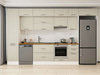 Alvinka 375X240 Cm Klasik Mebran Mutfak Dolabı Mbb-E80B50S45-1