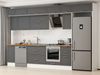 Alvinka 375X240 Cm Klasik Mebran Mutfak Dolabı Mb-E90S40S45-2