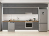 Alvinka 375X240 Cm Klasik Mebran Mutfak Dolabı Mb-E80S45S50-1