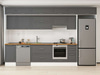 Alvinka 375X240 Cm Klasik Mebran Mutfak Dolabı Mb-E90S45S40-1