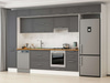 Alvinka 375X240 Cm Klasik Mebran Mutfak Dolabı Mbb-E80B45S50-1