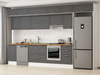Alvinka 375X240 Cm Klasik Mebran Mutfak Dolabı Mb-E80S45S50-1