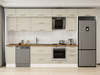 Alvinka 375X240 Cm Klasik Mebran Mutfak Dolabı Mb-E90S40S45-2
