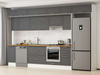 Alvinka 375X240 Cm Klasik Mebran Mutfak Dolabı Mb-E90S40S45-1