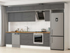 Alvinka 375X240 Cm Klasik Mebran Mutfak Dolabı Mb-E90S45S40-2