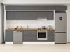 Alvinka 375X240 Cm Klasik Mebran Mutfak Dolabı Mb-E80S50S45-1