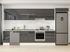 Alvinka 380X222 Cm High Gloss Mutfak Dolabı Mb-E80S40S60-1