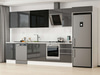 Alvinka 380X222 Cm High Gloss Mutfak Dolabı Mb-E80S50S50-3