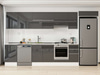 Alvinka 380X222 Cm High Gloss Mutfak Dolabı Mb-E90S50S40-1