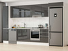 Alvinka 380X222 Cm High Gloss Mutfak Dolabı Mbb-E90B40S50-1