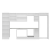 Alvinka 380X222 Cm High Gloss Mutfak Dolabı Mbb-E80B60S40-2