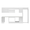 Alvinka 380X222 Cm High Gloss Mutfak Dolabı Mb-E90S40S50-2