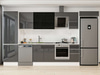 Alvinka 380X222 Cm High Gloss Mutfak Dolabı Mbb-E80B60S40-3