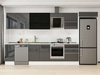 Alvinka 380X222 Cm High Gloss Mutfak Dolabı Mb-E80S40S60-3