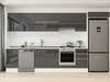 Alvinka 380X222 Cm High Gloss Mutfak Dolabı Mb-E90S45S45-1
