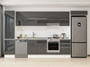 Alvinka 380X222 Cm High Gloss Mutfak Dolabı Mbb-E80B50S50-1