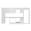 Alvinka 380X222 Cm High Gloss Mutfak Dolabı Mbb-E90B45S45-2