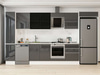 Alvinka 380X222 Cm High Gloss Mutfak Dolabı Mbb-E80B40S60-3