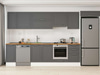 Alvinka 380X222 Cm Klasik Mebran Mutfak Dolabı Mb-E90S40S50-1