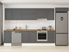 Alvinka 380X222 Cm Klasik Mebran Mutfak Dolabı Mb-E90S45S45-1
