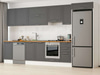 Alvinka 380X222 Cm Klasik Mebran Mutfak Dolabı Mb-E90S45S45-1