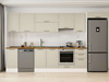 Alvinka 380X222 Cm Klasik Mebran Mutfak Dolabı Mb-E90S45S45-1