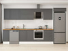 Alvinka 380X222 Cm Klasik Mebran Mutfak Dolabı Mb-E80S40S60-2