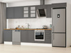 Alvinka 380X222 Cm Klasik Mebran Mutfak Dolabı Mb-E80S60S40-3