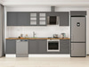 Alvinka 380X222 Cm Klasik Mebran Mutfak Dolabı Mb-E80S50S50-3