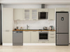 Alvinka 380X222 Cm Klasik Mebran Mutfak Dolabı Mbb-E80B60S40-3