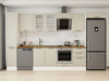 Alvinka 380X222 Cm Klasik Mebran Mutfak Dolabı Mbb-E90B40S50-3