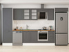 Alvinka 380X222 Cm Klasik Mebran Mutfak Dolabı Mbb-E80B60S40-3