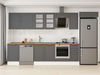 Alvinka 380X222 Cm Klasik Mebran Mutfak Dolabı Mb-E90S50S40-3