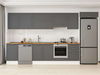 Alvinka 380X222 Cm Klasik Mebran Mutfak Dolabı Mb-E80S50S50-1