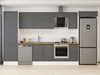 Alvinka 380X222 Cm Klasik Mebran Mutfak Dolabı Mbb-E80B60S40-2