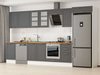 Alvinka 380X222 Cm Klasik Mebran Mutfak Dolabı Mb-E80S50S50-3
