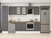Alvinka 380X222 Cm Klasik Mebran Mutfak Dolabı Mbb-E80B50S50-3