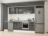 Alvinka 380X240 Cm High Gloss Mutfak Dolabı Mbb-E90B40S50-1