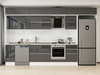 Alvinka 380X240 Cm High Gloss Mutfak Dolabı Mb-E90S40S50-2