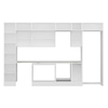 Alvinka 380X240 Cm High Gloss Mutfak Dolabı Mbb-E90B45S45-3