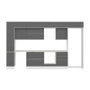 Alvinka 380X240 Cm High Gloss Mutfak Dolabı Mbb-E80B40S60-2