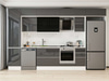 Alvinka 380X240 Cm High Gloss Mutfak Dolabı Mbb-E90B50S40-3