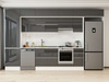 Alvinka 380X240 Cm High Gloss Mutfak Dolabı Mbb-E80B60S40-1