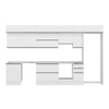 Alvinka 380X240 Cm High Gloss Mutfak Dolabı Mb-E80S60S40-1