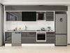 Alvinka 380X240 Cm High Gloss Mutfak Dolabı Mb-E90S40S50-3