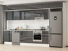 Alvinka 380X240 Cm High Gloss Mutfak Dolabı Mb-E80S60S40-1