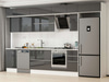 Alvinka 380X240 Cm High Gloss Mutfak Dolabı Mb-E90S50S40-2